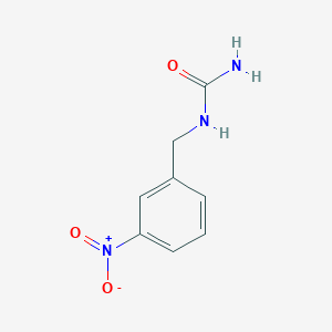 molecular formula C8H9N3O3 B8302867 1-(3-Nitrobenzyl)urea 