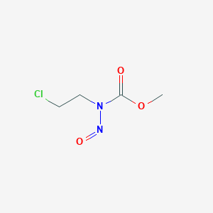 molecular formula C4H7ClN2O3 B083031 methyl N-(2-chloroethyl)-N-nitrosocarbamate CAS No. 13589-15-6
