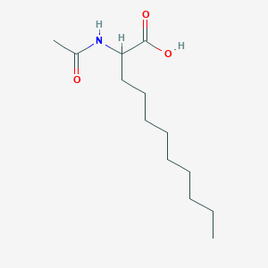 molecular formula C13H25NO3 B8303139 Acetoamidoundecanoic acid 