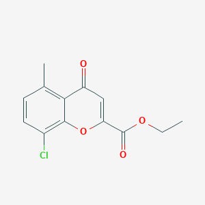 Ethyl 5-methyl-8-chloro-4-oxo4H-chromene-2-carboxylate