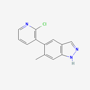 5-(2-chloropyridin-3-yl)-6-methyl-1H-indazole