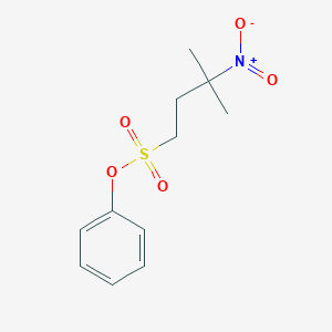 Phenyl 3-methyl-3-nitrobutane-1-sulfonate
