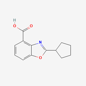 2-Cyclopentylbenzoxazole-4-carboxylic acid