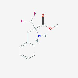 Methyl 2-amino-2-benzyl-3,3-difluoropropanoate