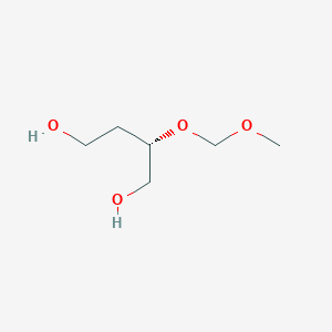 molecular formula C6H14O4 B8303424 (S)-1,4-dihydroxy-2-(methoxymethoxy)butane 