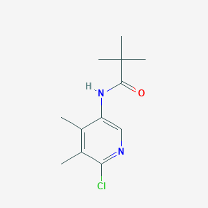 2-Chloro-3,4-dimethyl-5-pivaloylaminopyridine