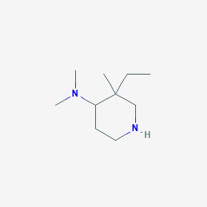 4-Dimethylamino-3-ethyl-3-methylpiperidine