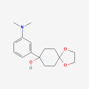 molecular formula C16H23NO3 B8303477 MFCD32186441 