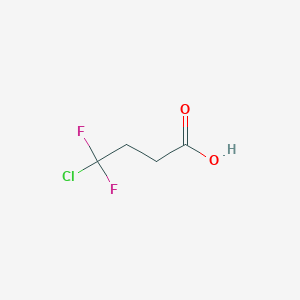 molecular formula C4H5ClF2O2 B8303702 4-chloro-4,4-difluorobutanoic acid 