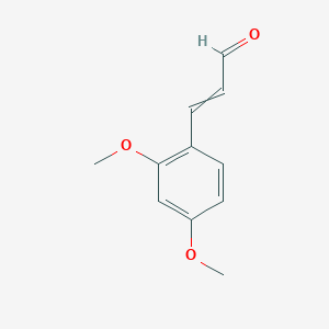 molecular formula C11H12O3 B8303769 3-(2,4-dimethoxyphenyl)prop-2-enal 