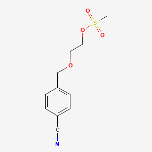 2-[(4-Cyanobenzyl)oxy]ethyl methanesulfonate