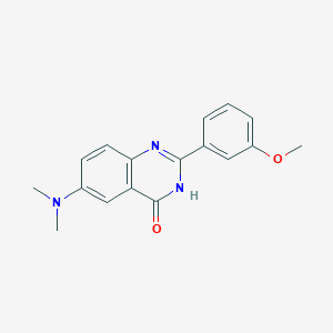 6-(Dimethylamino)-2-(3-methoxyphenyl)quinazoline-4(3H)-one