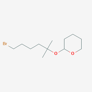 2-(6-Bromo-2-methyl-2-hexyloxy)-tetrahydro-4H-pyran