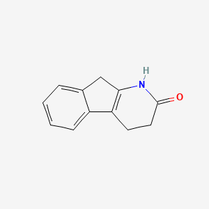 molecular formula C12H11NO B8303996 1,3,4,9-Tetrahydro-indeno[2,1-b]pyridin-2-one 