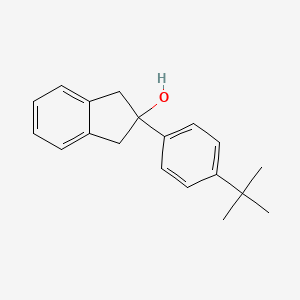 molecular formula C19H22O B8304100 2-(4-t-Butyl-phenyl)-2-indanol 