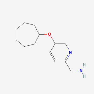 2-Aminomethyl-5-cycloheptyloxy-pyridine