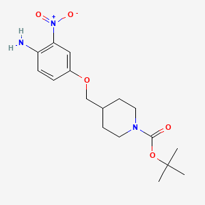Tert-butyl 4-((4-amino-3-nitrophenoxy)methyl)piperidine-1-carboxylate