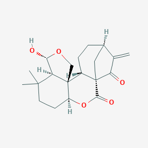 molecular formula C20H26O5 B083042 (-)-Isodocarpin CAS No. 10391-08-9