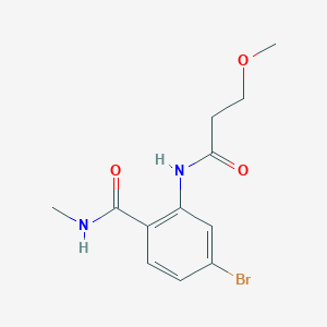4-bromo-2-(3-methoxypropanamido)-N-methylbenzamide