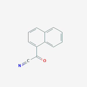 molecular formula C12H7NO B083046 1-Naphthoyl cyanide CAS No. 14271-86-4