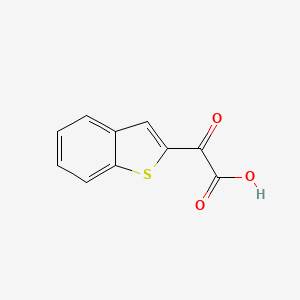 molecular formula C10H6O3S B8304625 Benzo[b]-thien-2-ylglyoxylic acid 