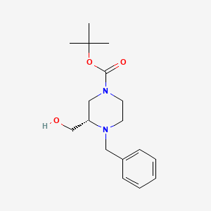 tert-Butyl (3S)-4-benzyl-3-(hydroxymethyl)piperazine-1-carboxylate