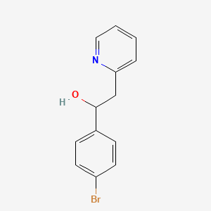 1-(4-Bromophenyl)-2-(2-pyridinyl)-1-ethanol