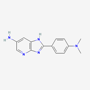 6-amino-2-(4-dimethylaminophenyl)-1H-imidazo[4,5-b]pyridine