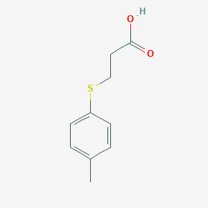 molecular formula C10H12O2S B083048 3-[(4-甲基苯基)硫基]丙酸 CAS No. 13739-35-0