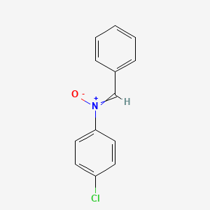 molecular formula C13H10ClNO B8304989 Benzaldehyde-4-chlorophenylnitrone 
