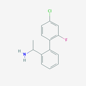 1-(4'-Chloro-2'-fluoro-biphenyl-2-yl)-ethylamine