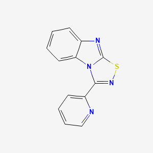 3-(2-Pyridyl)-1,2,4-thiadiazolo[4,5-a]benzimidazole