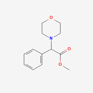 molecular formula C13H17NO3 B8305070 Methyl morpholin-4-yl(phenyl)acetate 