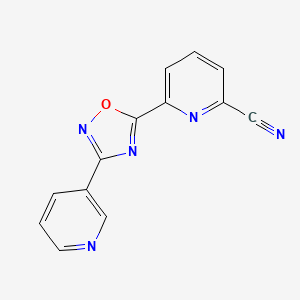 6-(Pyridin-3-yl-[1,2,4]oxadiazol-5-yl)-pyridine-2-carbonitrile