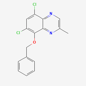 8-Benzyloxy-5,7-dichloro-2-methylquinoxaline