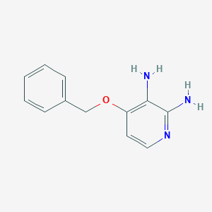 molecular formula C12H13N3O B8305091 2,3-Diamino-4-benzyloxypyridine 