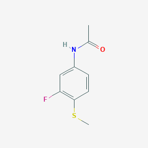 N-(3-Fluoro-4-methylsulfanyl-phenyl)-acetamide