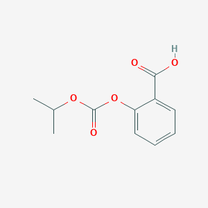 molecular formula C11H12O5 B8305175 2-(Isopropoxycarbonyloxy)benzoic acid 