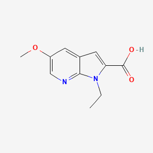 1-Ethyl-5-methoxy-1H-pyrrolo[2,3-b]pyridine-2-carboxylic acid