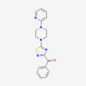 3-Benzoyl-5-[1-(2-pyridyl)piperazin4-yl]-1,2,4-thiadiazole