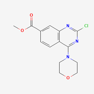 Methyl 2-chloro-4-morpholino-quinazoline-7-carboxylate