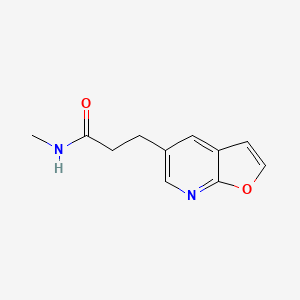 3-furo[2,3-b]pyridin-5-yl-N-methyl-propionamide