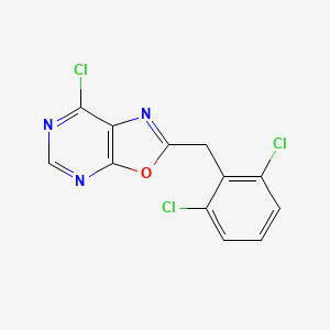 7-Chloro-2-(2,6-dichlorobenzyl)oxazolo[5,4-d]pyrimidine