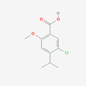 5-Chloro-4-iso-propyl-2-methoxybenzoic acid