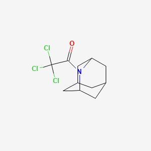 molecular formula C11H14Cl3NO B8305321 N-trichloroacetyl-2-azaadamantane CAS No. 1155843-81-4