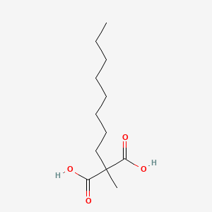 molecular formula C12H22O4 B8305355 Methyloctylmalonic acid 