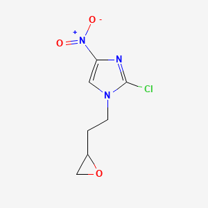 2-chloro-4-nitro-1-[2-(2-oxiranyl)ethyl]-1H-imidazole
