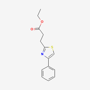 Ethyl 3-(4-phenylthiazol-2-yl)propanoate