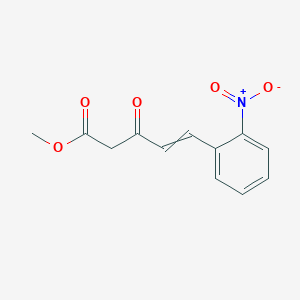 Methyl 5-(2-nitrophenyl)-3-oxopent-4-enoate