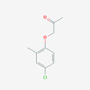 molecular formula C10H11ClO2 B8305489 (4-Chloro-2-methylphenoxy)acetone 